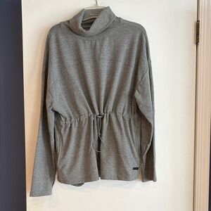Nine West Gray Heathered Knit Pullover Sweater